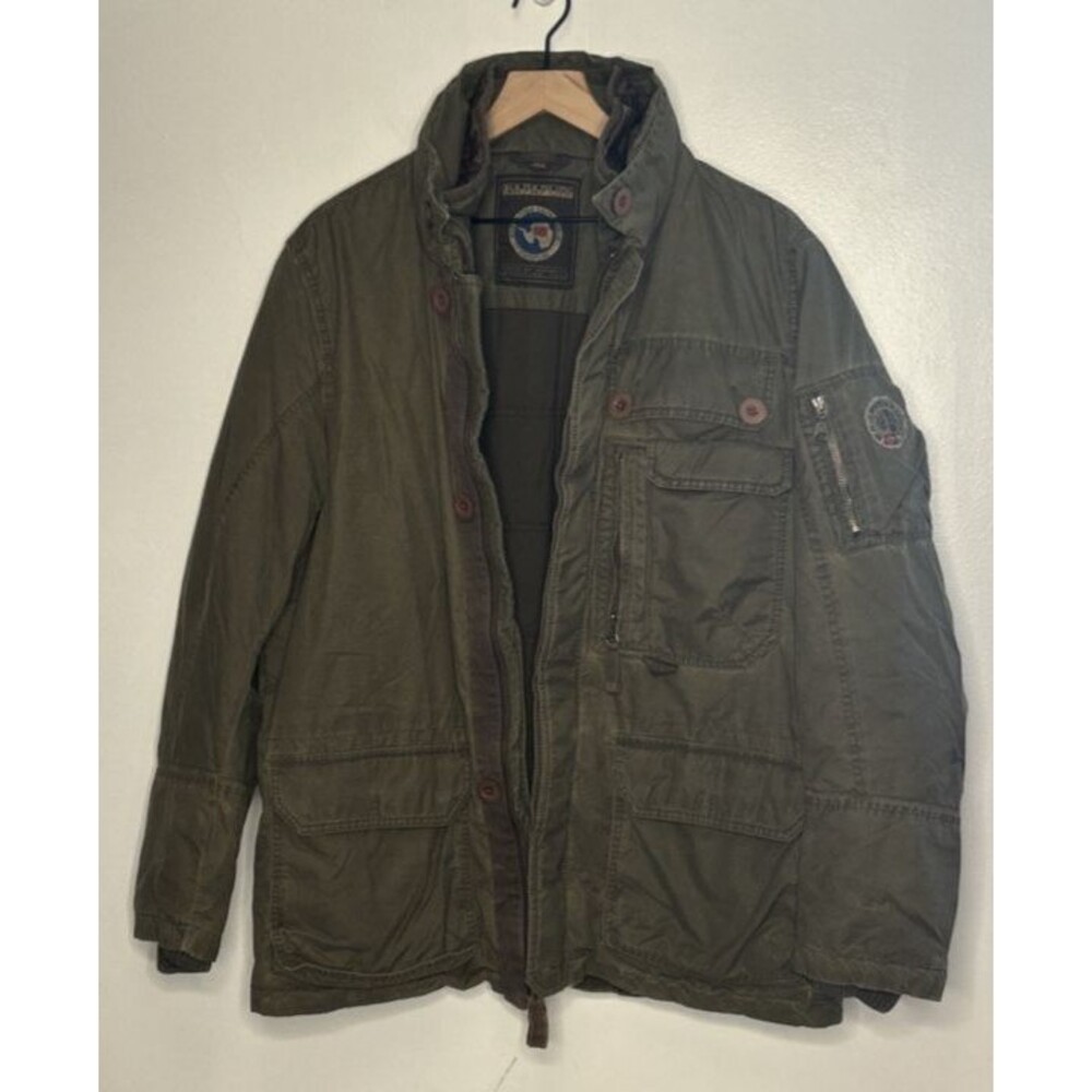 Napapijri Jacket Noyaet Camden Medium Drawcord Mod Jacket Indonesia Stone Wash